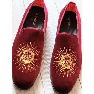 (R-4619) FOEVTRUE Mens Dress Loafers Velvet Wedding Party Prom Shoes Sz 48 (15)